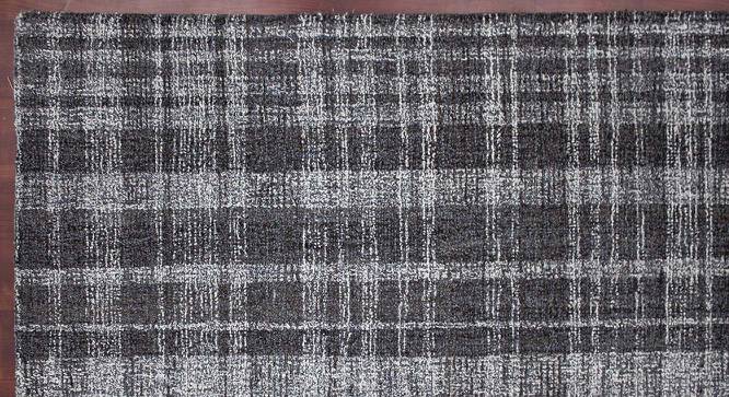 Stormi Charcoal Solid Hand-Tufted Wool 9.5x7.5 Feet Carpet (Rectangle Carpet Shape, Charcoal) by Urban Ladder - Design 1 Side View - 520219
