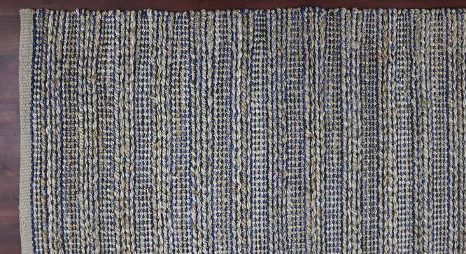 Yasmin Navy Solid Woven Jute 8x5 Feet Carpet (Rectangle Carpet Shape, Navy) by Urban Ladder - Design 1 Side View - 520223