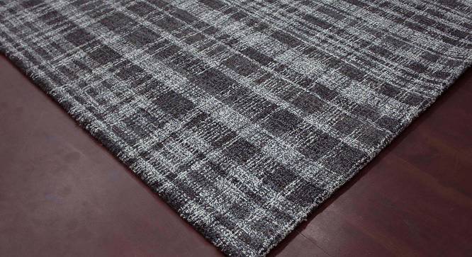 Stormi Charcoal Solid Hand-Tufted Wool 9.5x7.5 Feet Carpet (Rectangle Carpet Shape, Charcoal) by Urban Ladder - Design 1 Close View - 520235