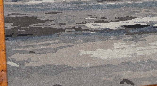 Shay Sky Blue Solid Hand-Tufted Viscose 8x5 Feet Carpet (Rectangle Carpet Shape, Sky Blue) by Urban Ladder - Cross View Design 1 - 520276