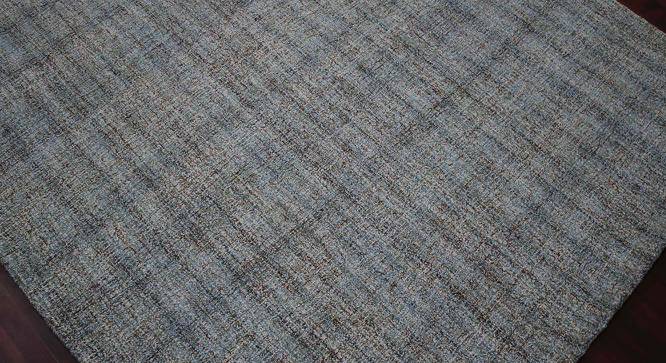 Emerald Blue Spruce Solid Hand-Tufted Wool 9.5x7.5 Feet Carpet (Rectangle Carpet Shape, Blue Spruce) by Urban Ladder - Front View Design 1 - 520299