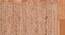 Queen Orange Solid Woven Jute 8x5 Feet Carpet (Orange, Rectangle Carpet Shape) by Urban Ladder - Front View Design 1 - 520300