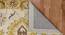Paityn Gold Floral Hand-Tufted Wool 10x8 Feet Carpet (Rectangle Carpet Shape, Golden) by Urban Ladder - Design 1 Side View - 520319