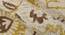 Paityn Gold Floral Hand-Tufted Wool 10x8 Feet Carpet (Rectangle Carpet Shape, Golden) by Urban Ladder - Design 1 Close View - 520345