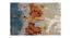 Flora Orange Solid Hand-Tufted Viscose 8x5 Feet Carpet (Orange, Rectangle Carpet Shape) by Urban Ladder - Cross View Design 1 - 520376