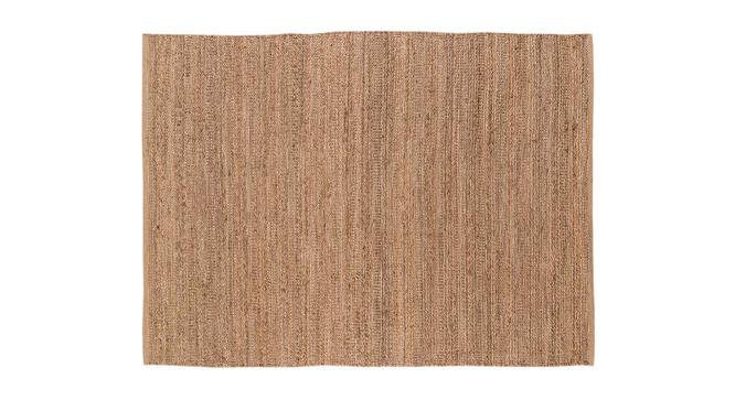 Emmaline Brown Solid Woven Jute 8x5 Feet Carpet (Brown, Rectangle Carpet Shape) by Urban Ladder - Cross View Design 1 - 520386