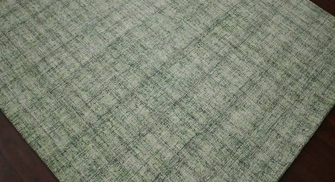 Corinne Apple Green Solid Hand-Tufted Wool 7.5x5 Feet Carpet (Rectangle Carpet Shape, Apple Green) by Urban Ladder - Front View Design 1 - 520399