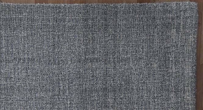 Zainab Gray Solid Hand-Tufted Wool 9.5x7.5 Feet Carpet (Grey, Rectangle Carpet Shape) by Urban Ladder - Front View Design 1 - 520401