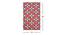 Giavanna Pink Solid Woven Wool 8x5 Feet Carpet (Pink, Rectangle Carpet Shape) by Urban Ladder - Design 1 Dimension - 520454