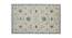 Nathalia Light Blue Floral Hand-Tufted Wool 10x8 Feet Carpet (Rectangle Carpet Shape, Light Blue) by Urban Ladder - Cross View Design 1 - 520476