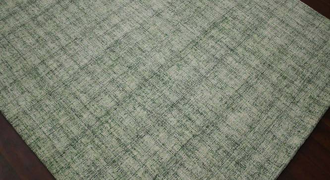 Paola Apple Green Solid Hand-Tufted Wool 9.5x7.5 Feet Carpet (Rectangle Carpet Shape, Apple Green) by Urban Ladder - Front View Design 1 - 520486