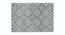 Robin Gray Steel Geometric Hand-Tufted Wool 9.5x7.5 Feet Carpet (Rectangle Carpet Shape, Grey Steel) by Urban Ladder - Cross View Design 1 - 520522