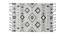 Jayce Silver Abstract Woven Wool 5x3 Feet Carpet (Silver, Rectangle Carpet Shape) by Urban Ladder - Cross View Design 1 - 520571