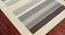 Elizabeth Ivory Solid Woven Viscose 8x5 Feet Carpet (Rectangle Carpet Shape, Ivory) by Urban Ladder - Front View Design 1 - 520584