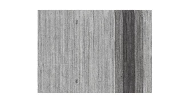 Ann Light Gray Solid Woven Viscose 8x5 Feet Carpet (Rectangle Carpet Shape, Light Grey) by Urban Ladder - Cross View Design 1 - 520616
