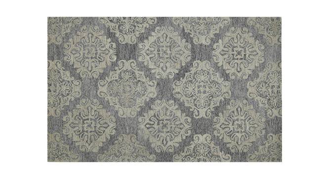 Alisson Jelly Bean Solid Hand-Tufted Wool 8x5 Feet Carpet (Rectangle Carpet Shape, Jelly Bean) by Urban Ladder - Cross View Design 1 - 520623