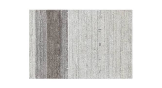 Wolfgang Light Gray Solid Woven Wool 6x4 Feet Carpet (Rectangle Carpet Shape, Light Grey) by Urban Ladder - Cross View Design 1 - 520670
