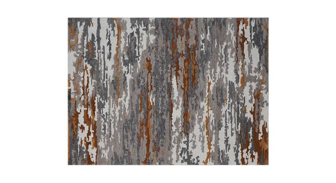 Winifred Orange Abstract Hand-Tufted Viscose 10x8 Feet Carpet (Orange, Rectangle Carpet Shape) by Urban Ladder - Cross View Design 1 - 520702