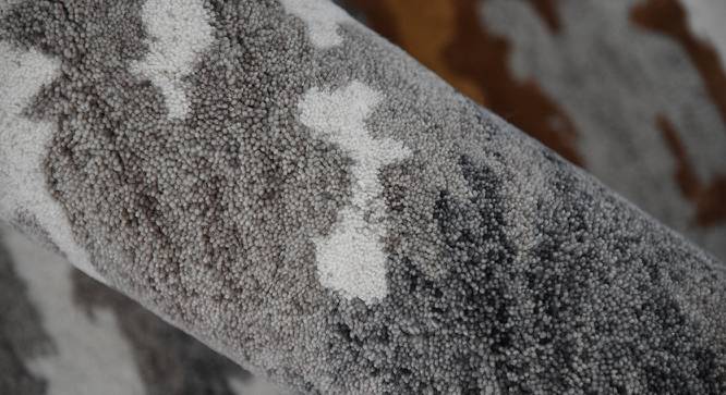 Winifred Orange Abstract Hand-Tufted Viscose 10x8 Feet Carpet (Orange, Rectangle Carpet Shape) by Urban Ladder - Design 1 Close View - 520739