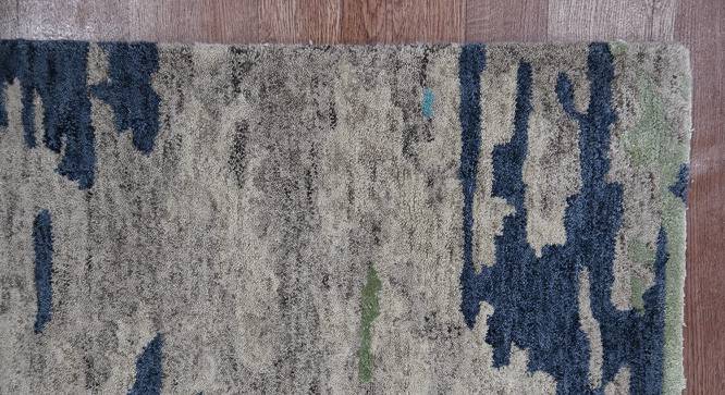 Gia Sand Abstract Hand-Tufted Viscose 8x5 Feet Carpet (Rectangle Carpet Shape, Sand) by Urban Ladder - Front View Design 1 - 520754