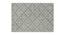 Victoria Shale Gray Geometric Hand-Tufted Wool 7.5x5 Feet Carpet (Rectangle Carpet Shape, Shale Grey) by Urban Ladder - Cross View Design 1 - 520791
