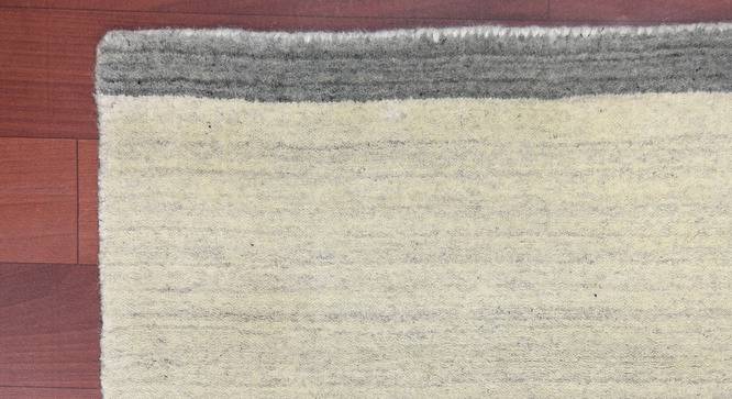 Claire Ivory Solid Woven Viscose 6x4 Feet Carpet (Rectangle Carpet Shape, Ivory) by Urban Ladder - Front View Design 1 - 520797