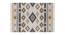 Valkyrie Ivory Abstract Woven Wool 8x5 Feet Carpet (Rectangle Carpet Shape, Ivory) by Urban Ladder - Cross View Design 1 - 520831