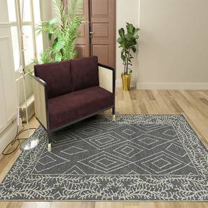 Carpets And Rugs In Surat Design Dark Grey Modern Hand Woven Wool Carpet