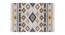Avah Ivory Abstract Woven Wool 10x8 Feet Carpet (Rectangle Carpet Shape, Ivory) by Urban Ladder - Cross View Design 1 - 520928