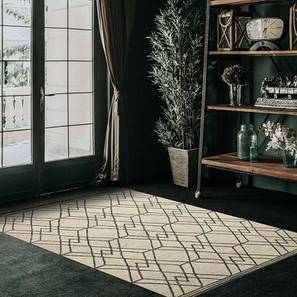 Carpets And Rugs In New Delhi Design Ivory Stripes Hand Tufted Wool Carpet