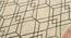 Nolan Ivory Geometric Hand-Tufted Wool 6x4 Feet Carpet (Rectangle Carpet Shape, Ivory) by Urban Ladder - Front View Design 1 - 521020