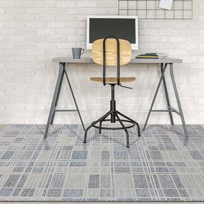 Products Design David Pewter Geometric Hand-Tufted Wool 8x5 Feet Carpet (Rectangle Carpet Shape, Pewter)