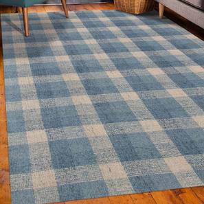 Carpets And Rugs In Surat Design Blue Abstract Hand Tufted Wool Carpet