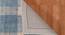 Alexander Blue Solid Hand-Tufted Wool 10x8 Feet Carpet (Blue, Rectangle Carpet Shape) by Urban Ladder - Design 1 Side View - 521224