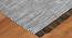 Yasmin Grey Geometric Handmade Leather 6.5 x 4.6 Feet Carpet (Grey, Rectangle Carpet Shape) by Urban Ladder - Front View Design 1 - 521360