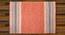 Oliver Orange Geometric Handmade Cotton 6.5 x 4.6 Feet Carpet (Orange, Rectangle Carpet Shape) by Urban Ladder - Cross View Design 1 - 521450