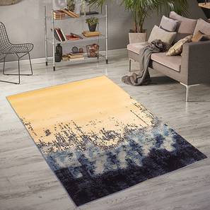 All Decor On Sale Design Yellow Abstract Machine Made Polypropylene Carpet