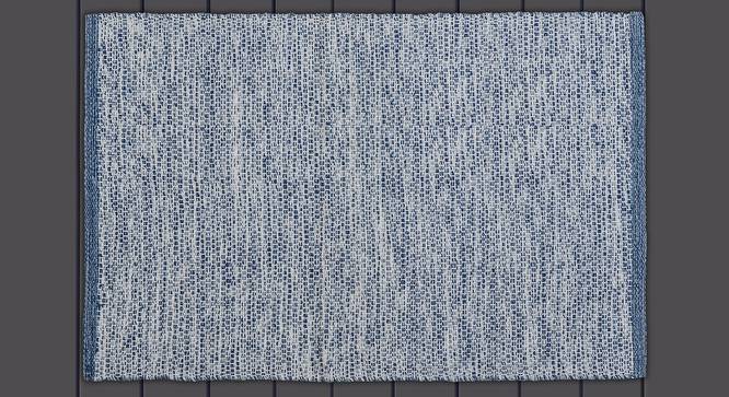 Mason Green Geometric Handmade Cotton 3 x 2 Feet Carpet (Green, Rectangle Carpet Shape) by Urban Ladder - Cross View Design 1 - 521529