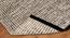 Paola Black Geometric Handmade Cotton 3 x 2 Feet Carpet (Black, Rectangle Carpet Shape) by Urban Ladder - Design 1 Side View - 521595