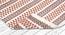 Jillian Red Geometric Handmade Cotton 3 x 2 Feet Carpet (Red, Rectangle Carpet Shape) by Urban Ladder - Design 1 Side View - 521597