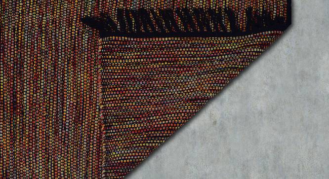 Stormi Multicolor Geometric Handmade Cotton 6.5 x 4.6 Feet Carpet (Rectangle Carpet Shape, Multicolor) by Urban Ladder - Front View Design 1 - 521692
