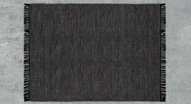Corbin Grey Geometric Handmade Cotton 6 x 4 Feet Carpet (Grey, Rectangle Carpet Shape) by Urban Ladder - Cross View Design 1 - 521709