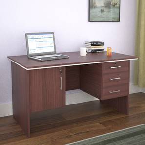 Office Table Designs Design Sinaloa Engineered Wood Study Table in Melamine Finish