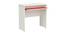 Cadiz Free Standing Engineered Wood Study Table in Frosty White Finish (Melamine Finish) by Urban Ladder - Front View Design 1 - 521855