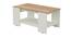 Jerico Rectangular Engineered Wood Coffee Table in Lyon Teak Finish (Melamine Finish) by Urban Ladder - Cross View Design 1 - 521863