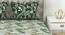 Bentley Sage/Green Floral 210 TC Cotton King Size Bedsheet with 2 Pillow Covers (King Size) by Urban Ladder - Design 1 Side View - 522628