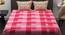 Xander Pink Abstract 144 TC Cotton Double Size Bedsheet with 2 Pillow Covers (Double Size) by Urban Ladder - Cross View Design 1 - 522729