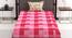 Emiliano Pink Abstract 144 TC Cotton Single Size Bedsheet with 1 Pillow Cover (Single Size) by Urban Ladder - Cross View Design 1 - 523024