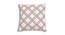 Brian Maroon Geometric 16 x 16 Inches Cotton Cushion Covers - Set of 2 (41 x 41 cm  (16" X 16") Cushion Size, Maroon) by Urban Ladder - Cross View Design 1 - 524476