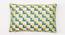 Chance Green Abstract 12 x 18 Inches Polyester Cushion Covers - Set of 2 (Green, 30 x 46 cm  (12" X 18") Cushion Size) by Urban Ladder - Front View Design 1 - 524580
